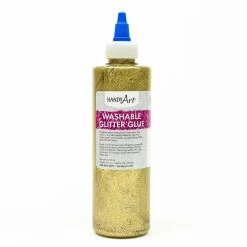 Handy Art Washable Glitter Glue Gold