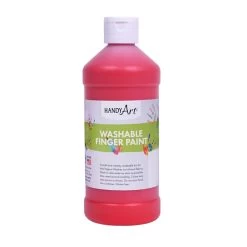 Handy Art Washable Finger Paint Red