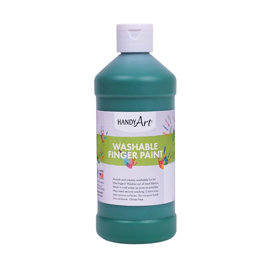 Handy Art Washable Finger Paint Green 1 Handy Art Washable Finger Paint Green