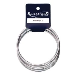 Realeather Craft Lace Metal Rings 3"