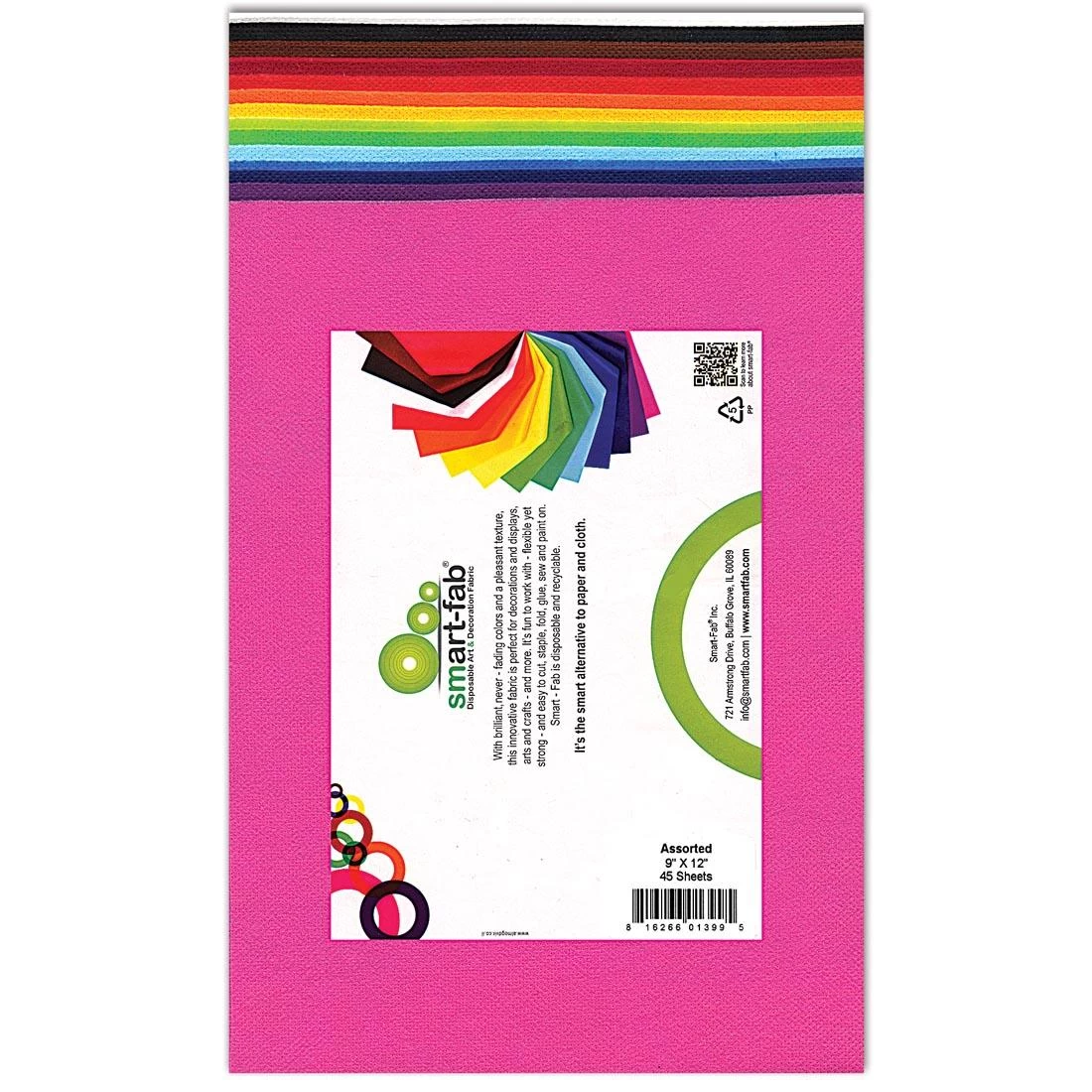 Smart-Fab Disposable Art & Decoration Fabric Sheets 45-Count Package 1 Smart-Fab Disposable Art & Decoration Fabric Sheets 45-Count Package
