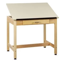 Diversified Spaces Art & Drafting Table 30" High 1-Piece Top With Large Drawer