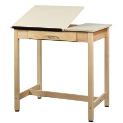 Diversified Spaces Art & Drafting Table 36" High 2-Piece Top With Large Drawer