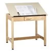 Diversified Spaces Art & Drafting Table 30" High 1-Piece Top With Small Drawer