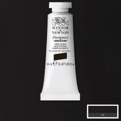 Winsor And Newton Designers Gouache 14ml Ivory Black