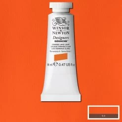 Winsor And Newton Designers Gouache 14ml Orange Lake Light