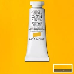 Winsor And Newton Designers Gouache 14ml Permanent Yellow Deep