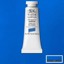 Winsor And Newton Designers Gouache 14ml Primary Blue