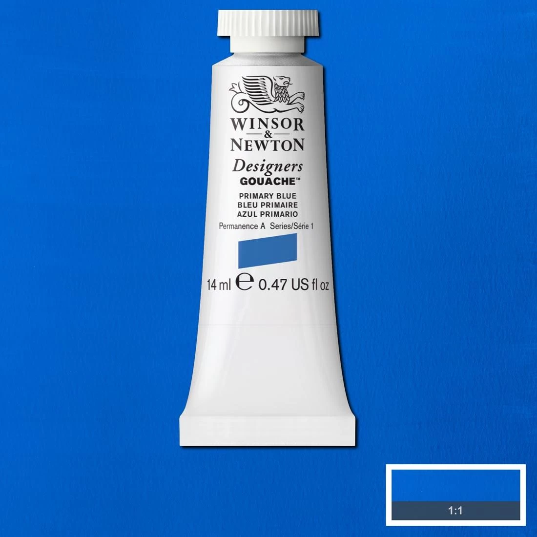 Winsor And Newton Designers Gouache 14ml Primary Blue 1 Winsor And Newton Designers Gouache 14ml Primary Blue