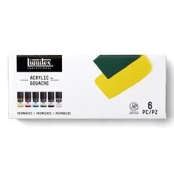 Liquitex Professional Acrylic Gouache Primaries 6-Color Set